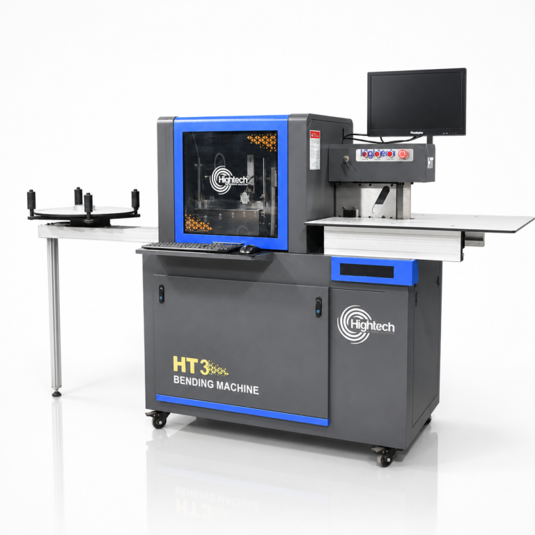 Vue en angle de la machine de pliage de lettres boîtiers HT3